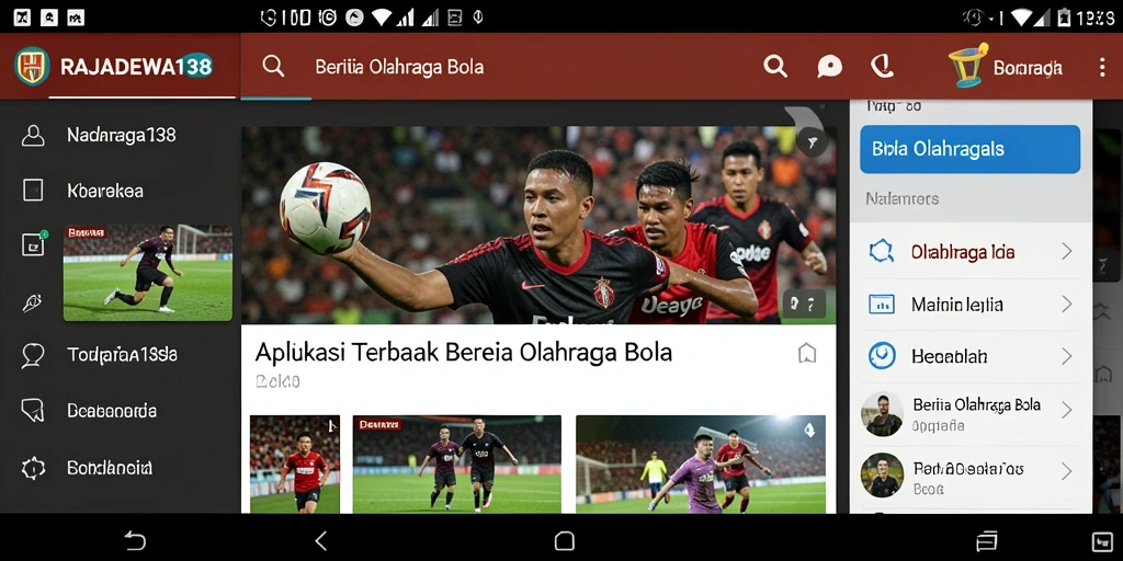 Tampilan antarmuka aplikasi RAJADEWA138 yang informatif dan menarik.